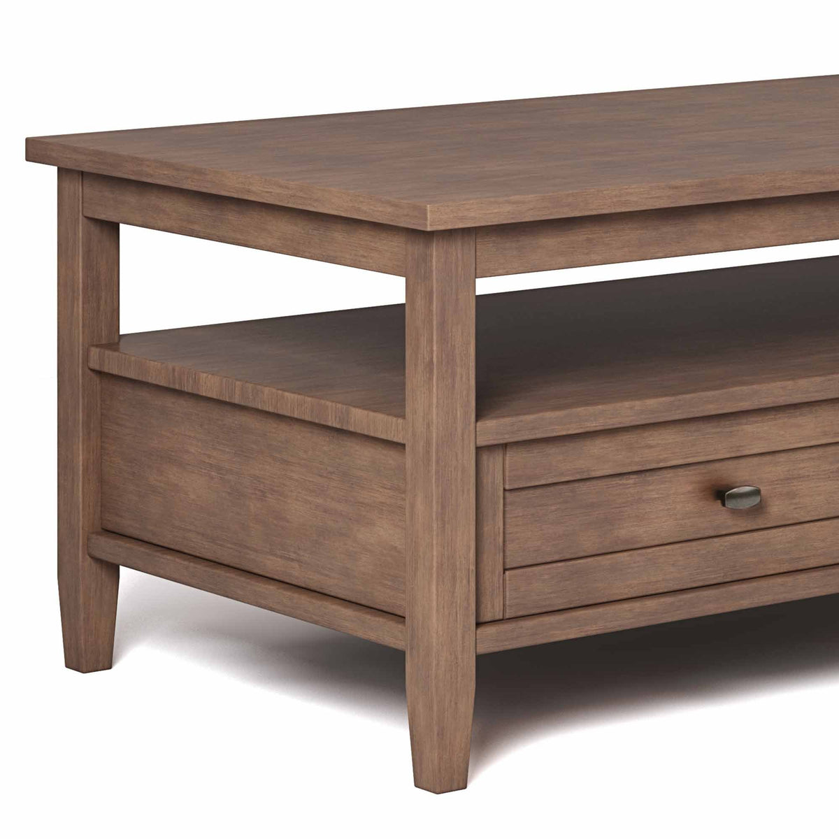 Rustic Natural Aged Brown | Warm Shaker Coffee Table