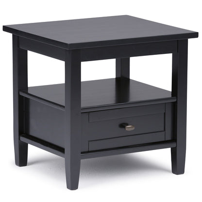 Black | Warm Shaker End Table