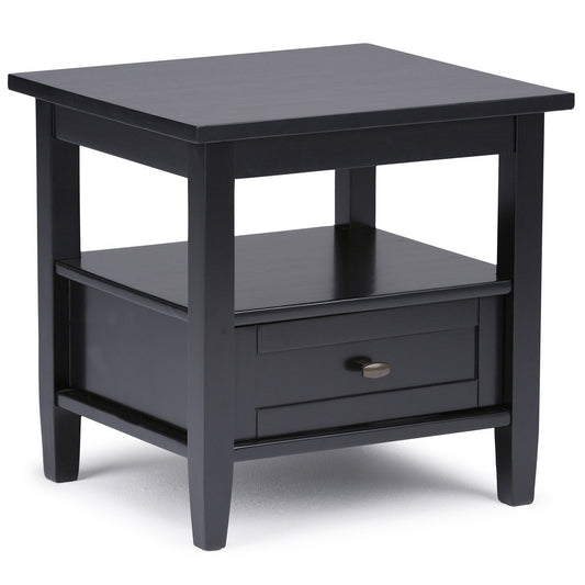 Black | Warm Shaker End Table