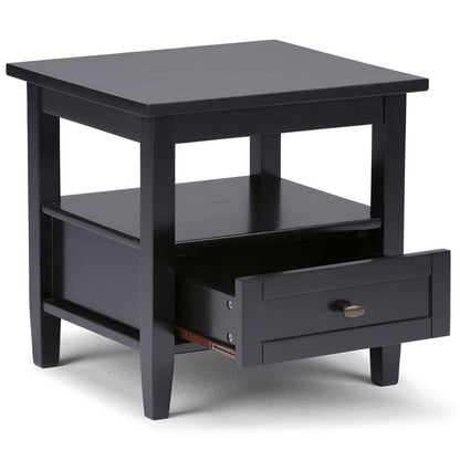 Black | Warm Shaker End Table